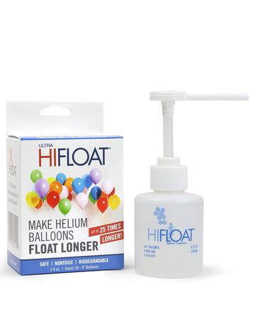 Малка бутилка Hi-Float с помпа за хелиеви балони 150ml