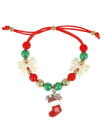 Коледна гривна тип чорап