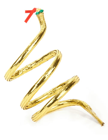 Bracelet serpent pour adulte doré