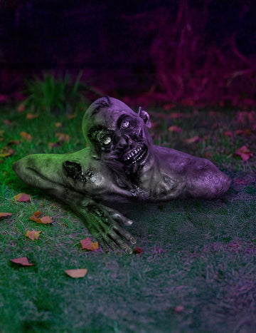 Хелоуин реален размер декоративен бюст за зомби 66 x 30 cm