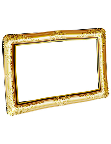 Златна надуваема фото рамка 80 x 60 cm
