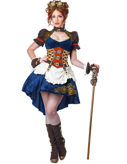 Възрастен стимпанк бастун 100 см