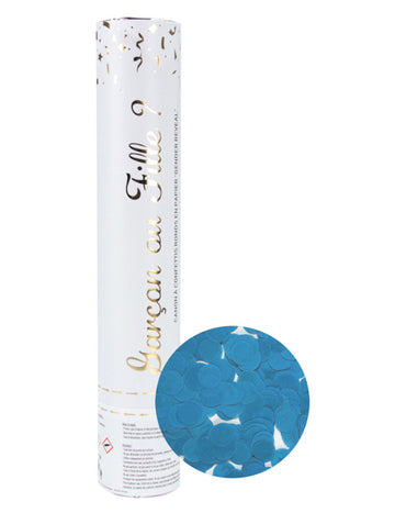 Син пол разкрива конфети оръдия 28 cm