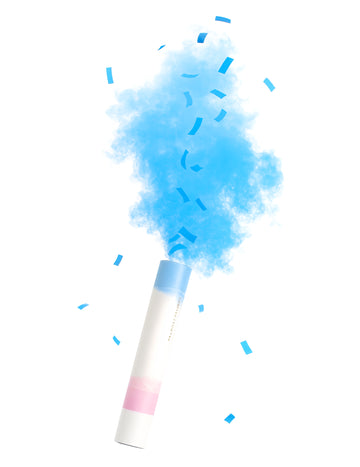 Барутно оръдие и сини конфети 30 cm