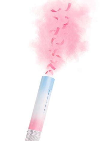 Барутен пистолет и розови конфети 30 cm