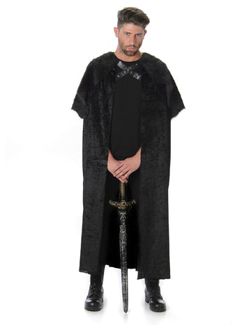 Кейп с мъжка козина