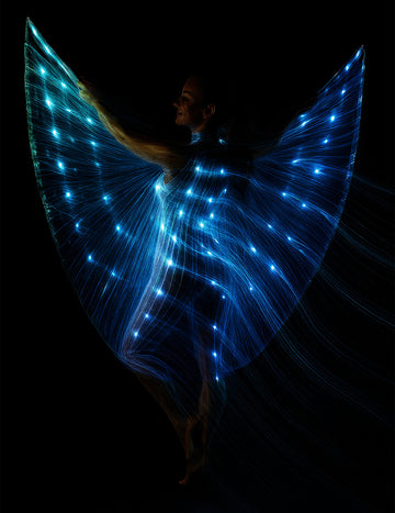 Капски ирис със стъбла и светлина 140 cm