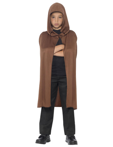 Детски кафяв нос с качулка