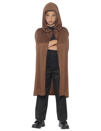 Детски кафяв нос с качулка