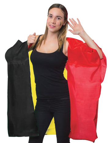 Фенска наметка на Белгия за възрастни 150 x 87 cm 