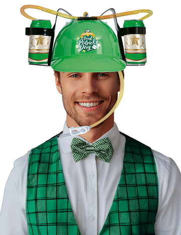 Зелена каска против жажда за възрастни за Свети Патрик 