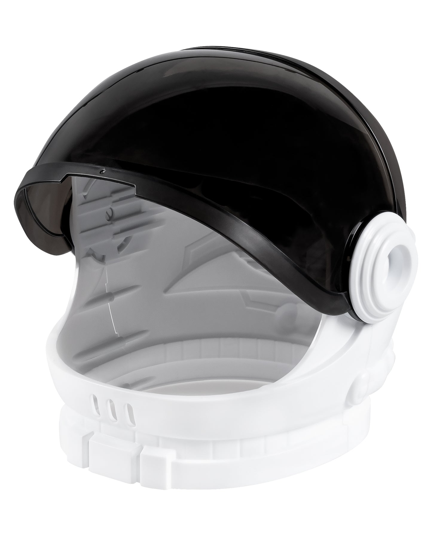 Visière relevée du casque astronaute pour adulte blanc