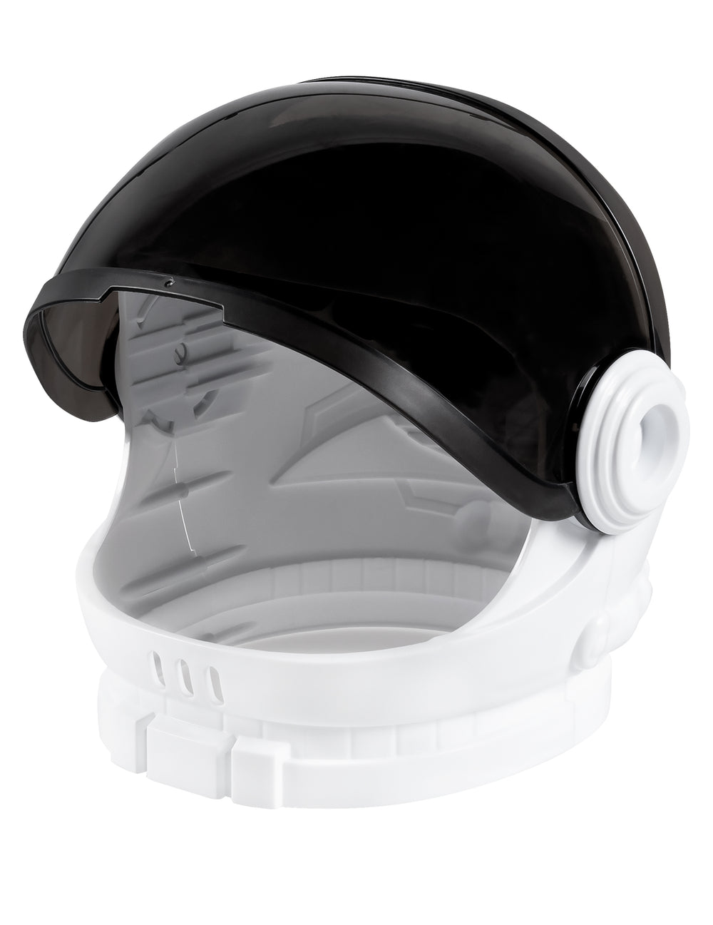 Visière relevée du casque astronaute pour adulte blanc