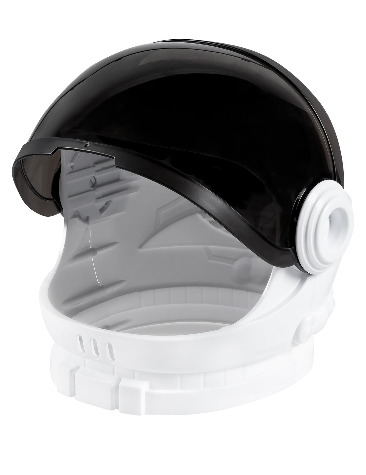 Visière relevée du casque astronaute pour adulte blanc