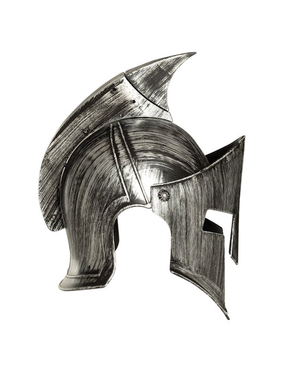Vue de profil du casque de chevalier guerrier pour adulte