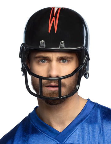 Американски футболист шлем чернокожи възрастен