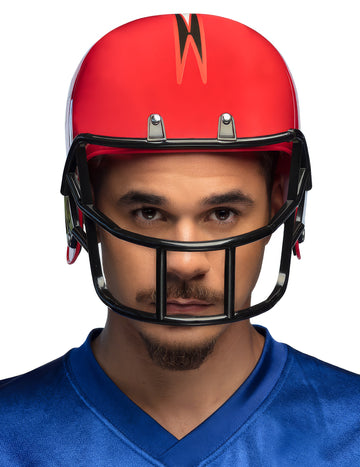 Шлем за възрастни червени футболисти