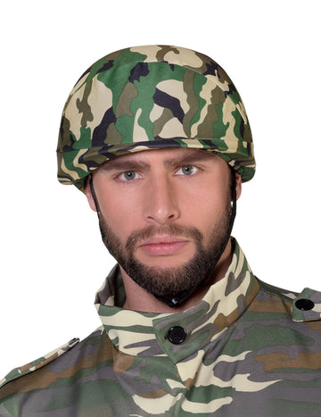 Военна шлем отпечатана камуфлаж за възрастни