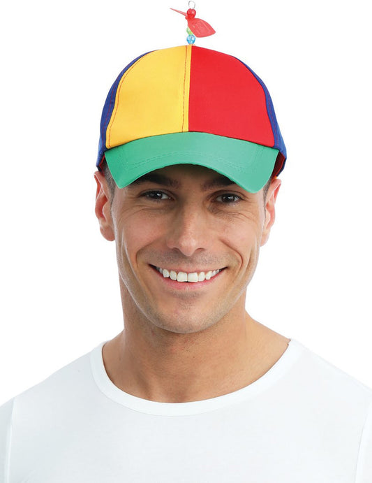 Casquette avec hélice pour adulte multicolore