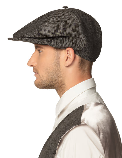 Възрастен сив детективски капачка