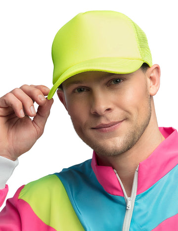 Флуоресцентна жълта капачка за възрастни