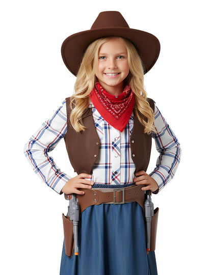 Каубойски колан с кобур и 2 пистолета