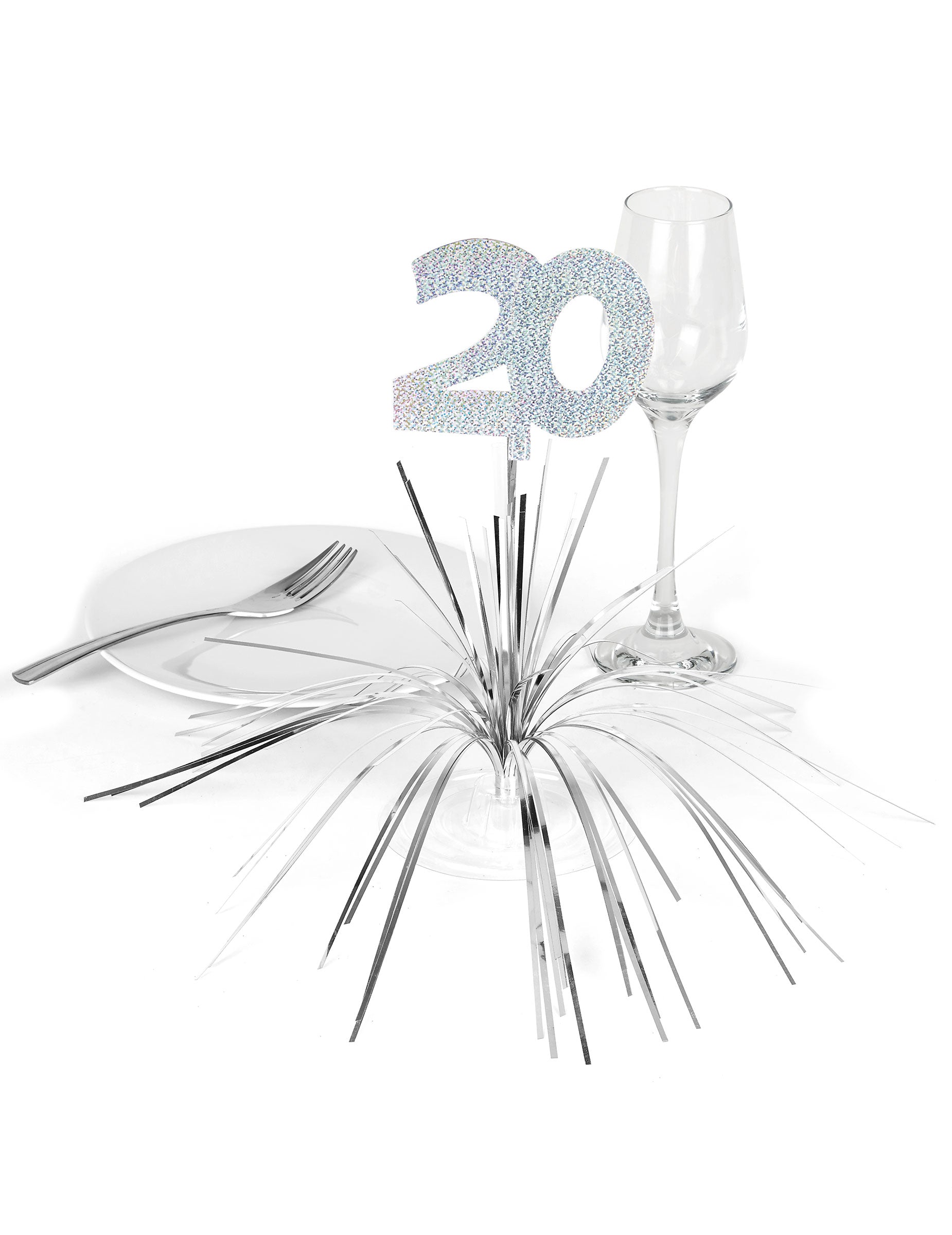 Mise en situation du centre de table 20 ans