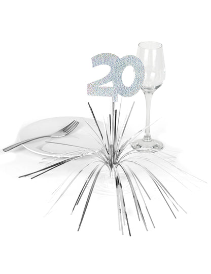 Mise en situation du centre de table 20 ans