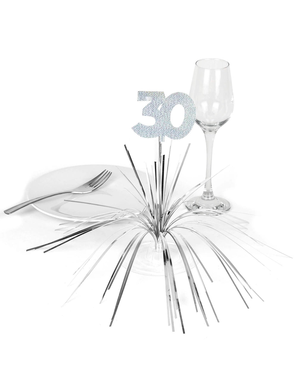 Mise en situation du centre de table 30 ans