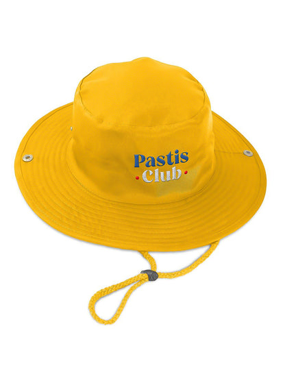 Шапка с жълта връзка Pastis Club за възрастни 