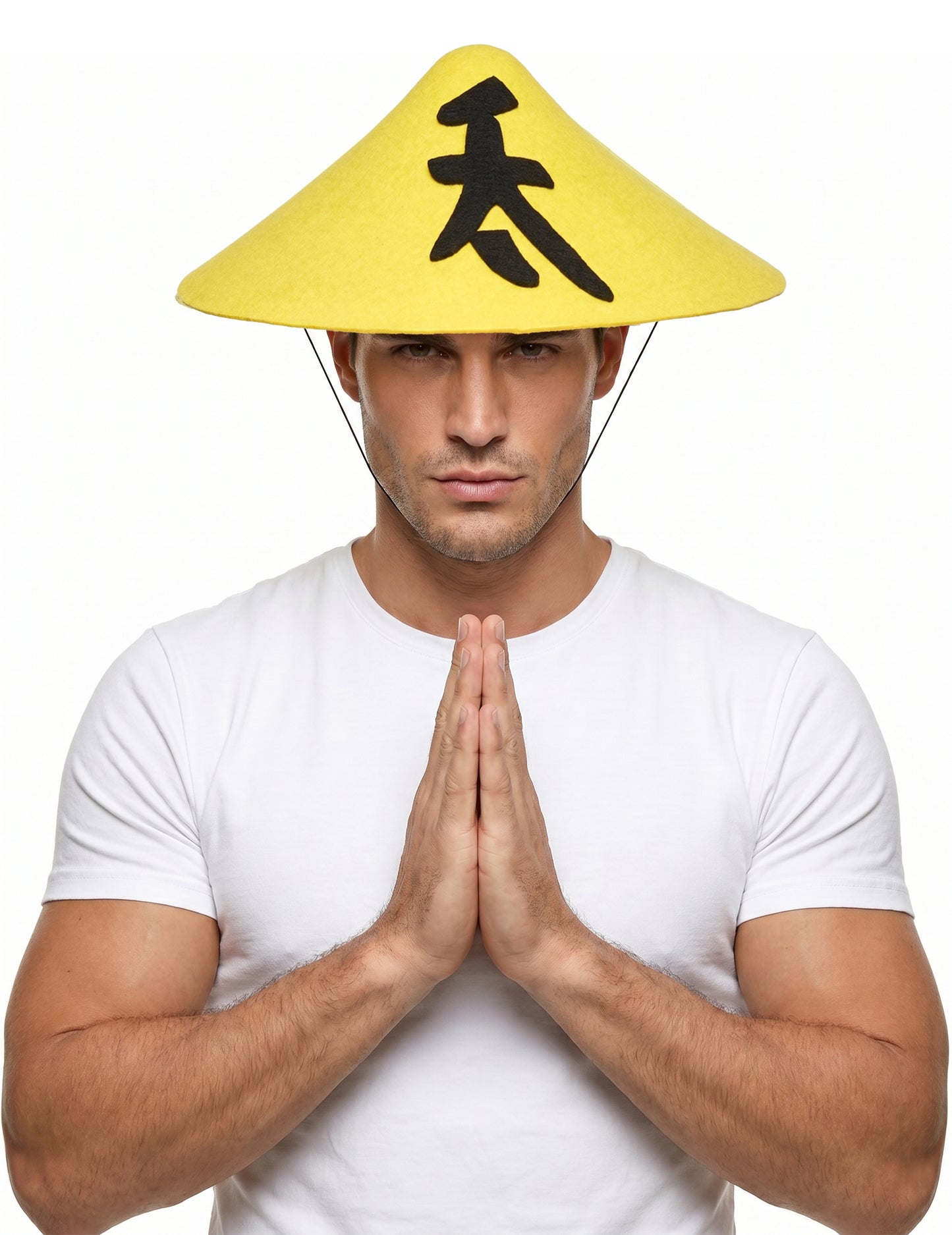 Възрастен -Yeellow Chinese Hat