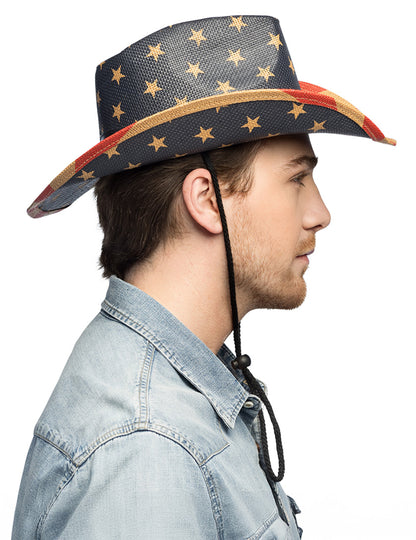 Ковбойска шапка USA за възрастни 