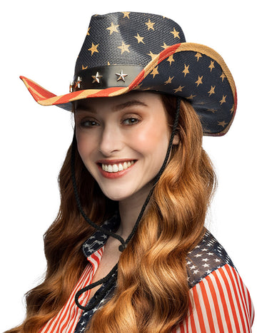 Ковбойска шапка USA за възрастни 