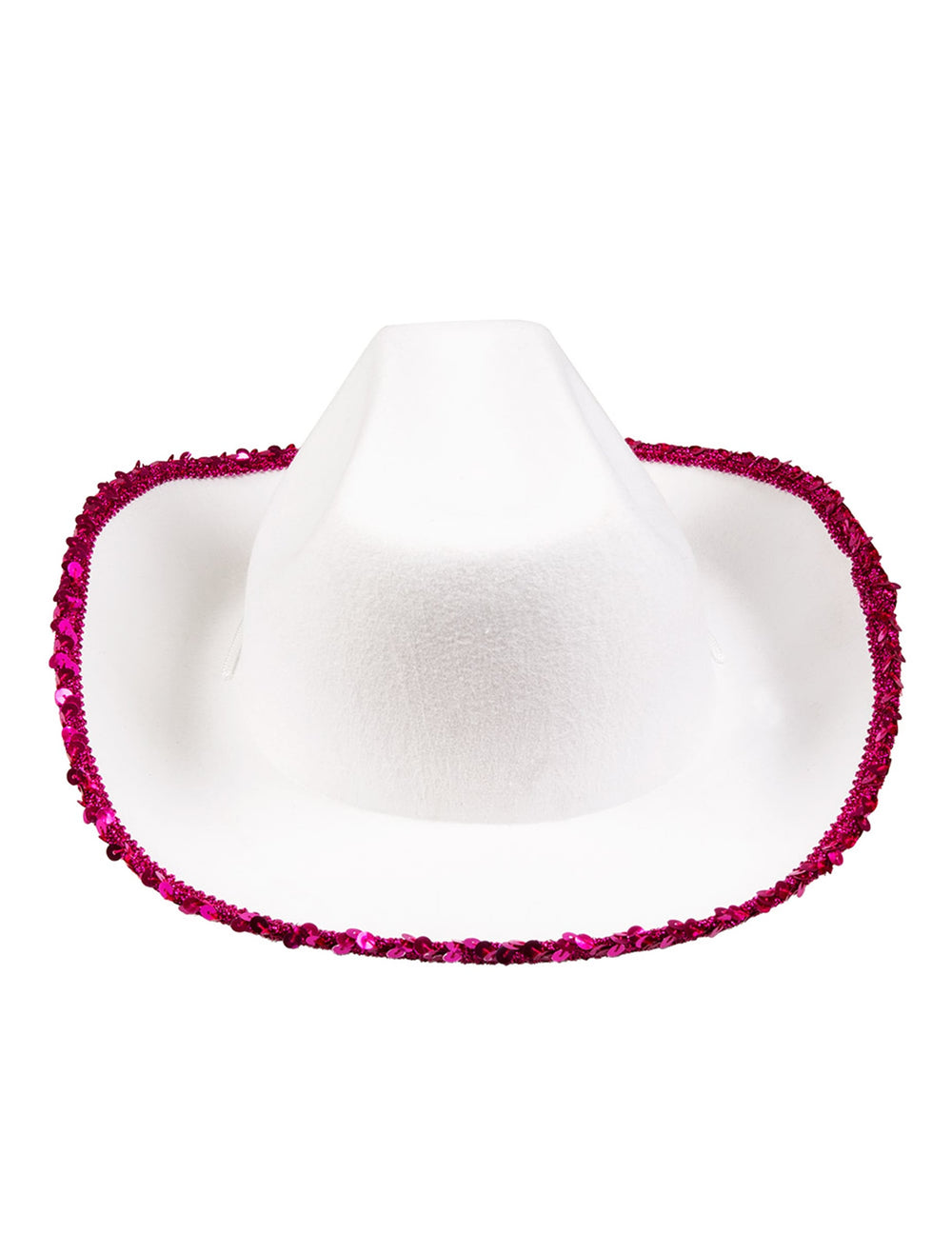 Vue de dessus du chapeau de cowgirl pour femme