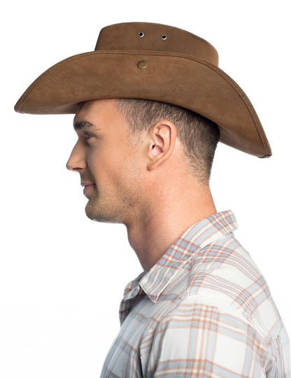 Кафява шерифска шапка за възрастни