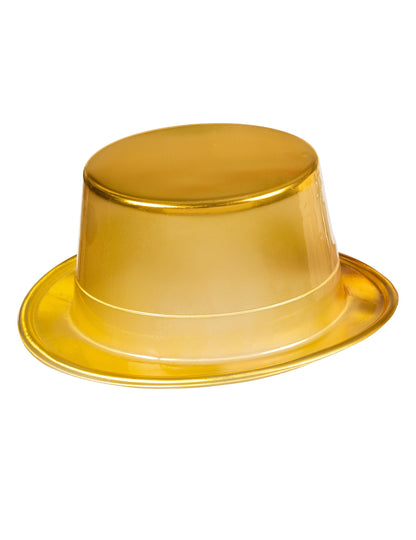Блестяща златна цилиндър шапка