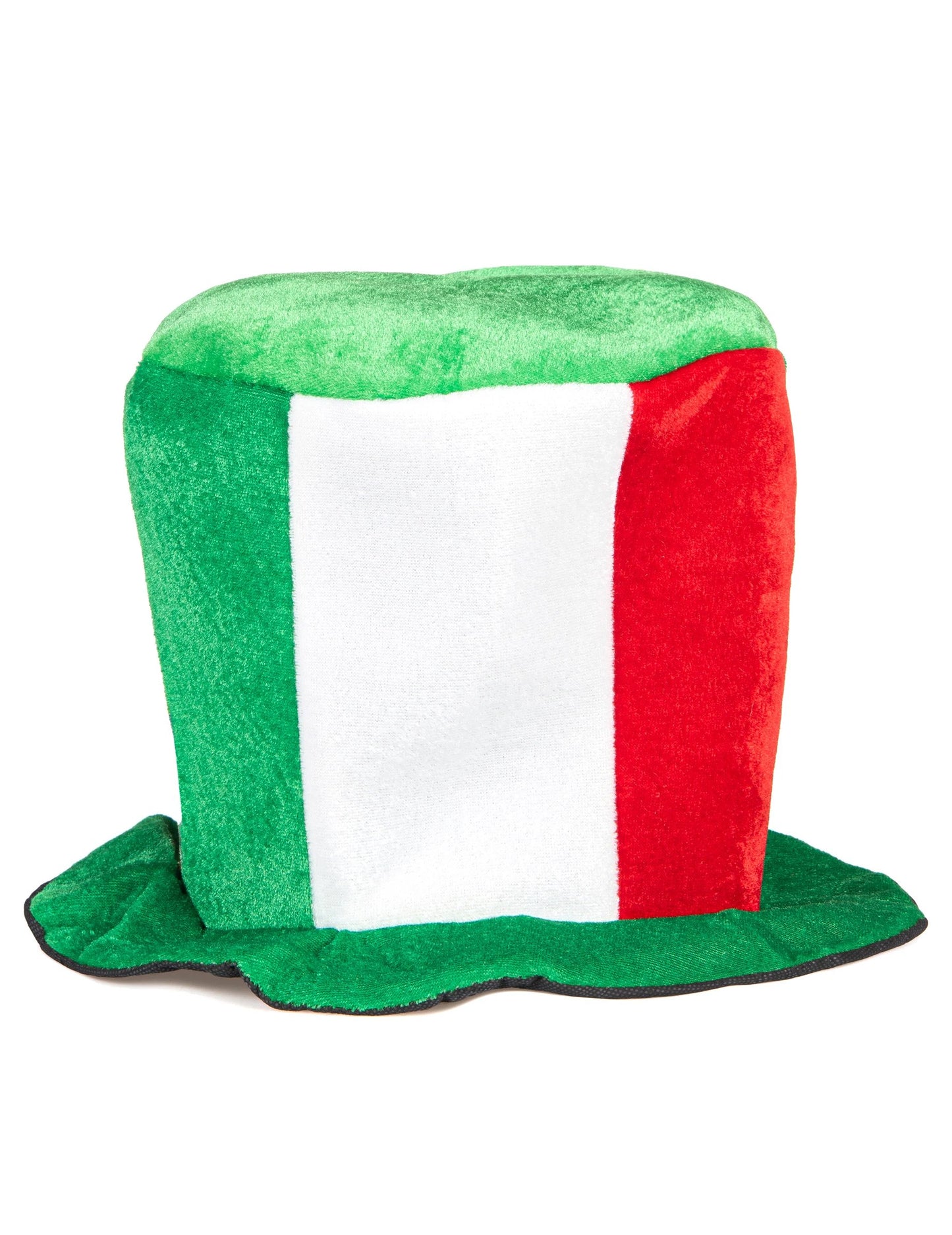 Преден изглед на италианската цилиндрична шапка