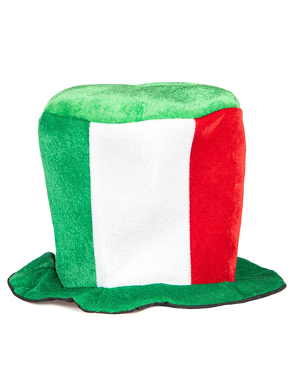 Преден изглед на италианската цилиндрична шапка