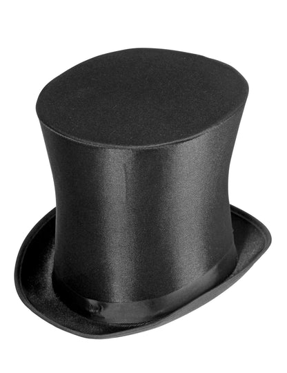Vue de face du chapeau haut de forme luxe pour adulte