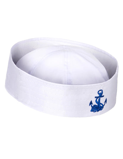 Vue de trois-quarts du chapeau marin pour homme