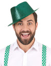 Chapeau pailleté vert adulte