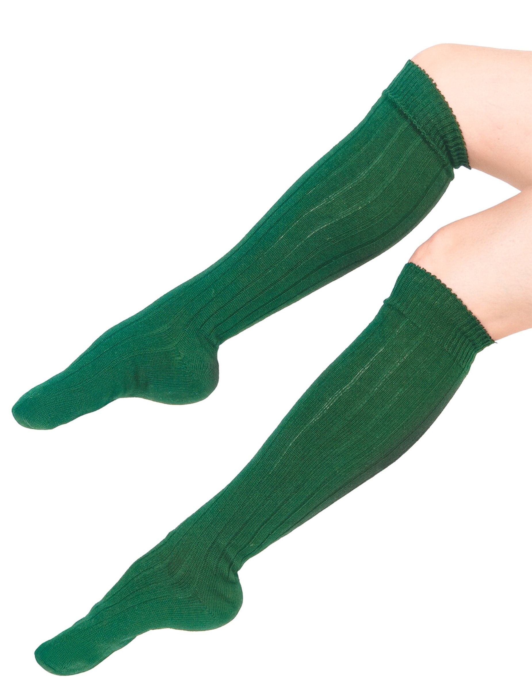 Chaussettes longues pour adulte vertes