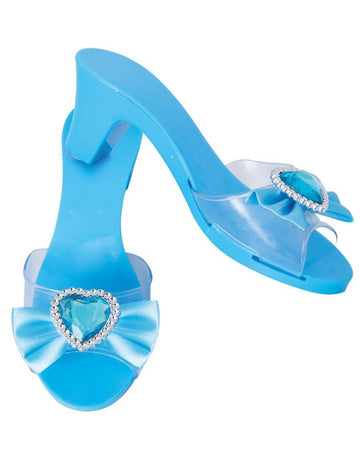 Детски сини принцеси обувки