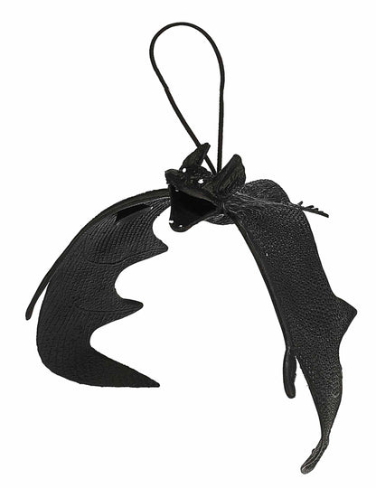 Chauve-souris à suspendre Halloween noire avec élastique