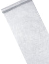 Chemin de table intissé métallisé pour fête argenté