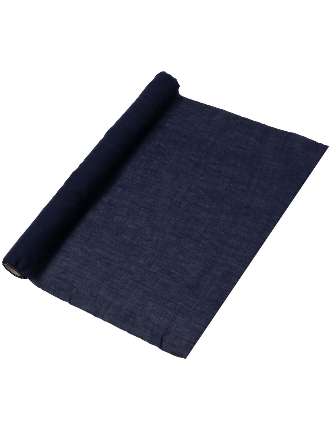 Chemin de table mousseline pour mariage bleu marine