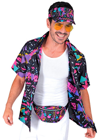 Риза с шарени черни от 90 -те години