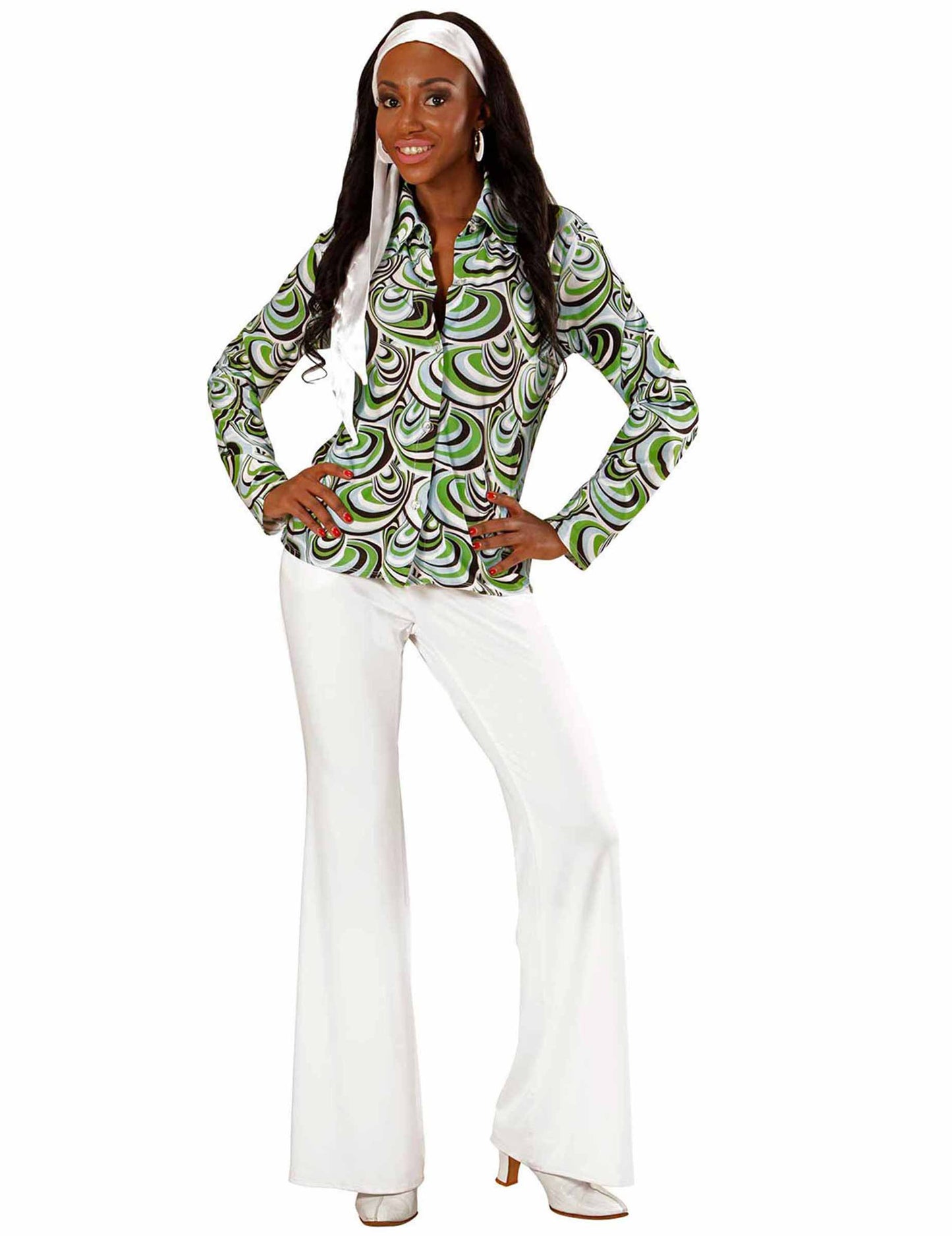 Дамска риза Groovy Waves от 70-те години 