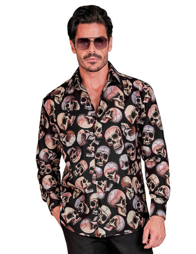 Chemise têtes de mort homme