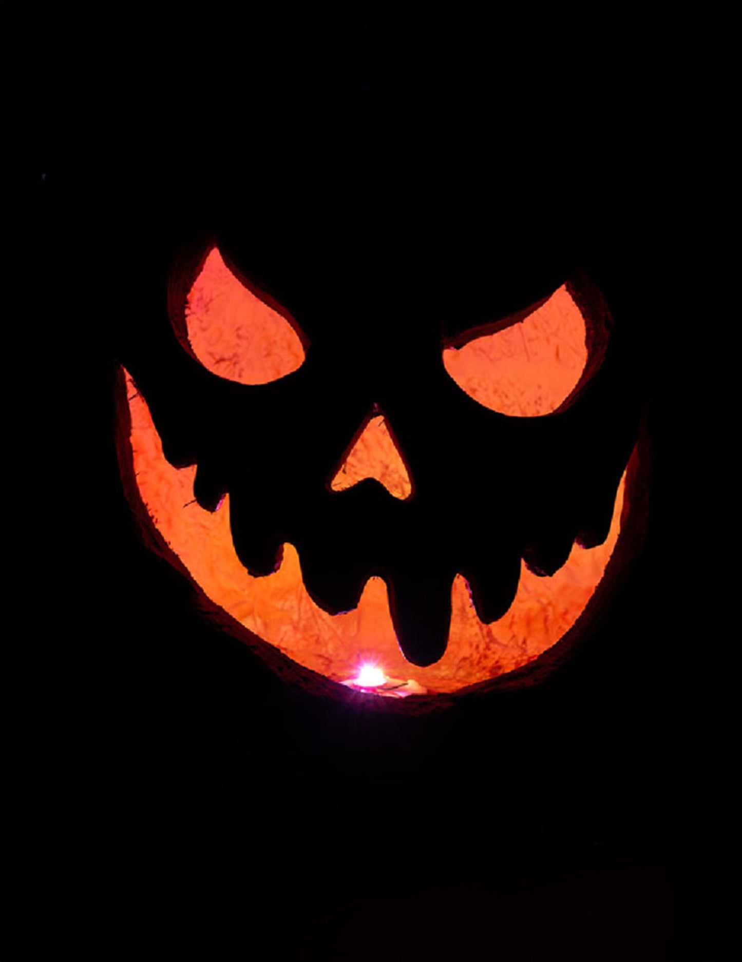 Светеща зловеща тиква 33 cm